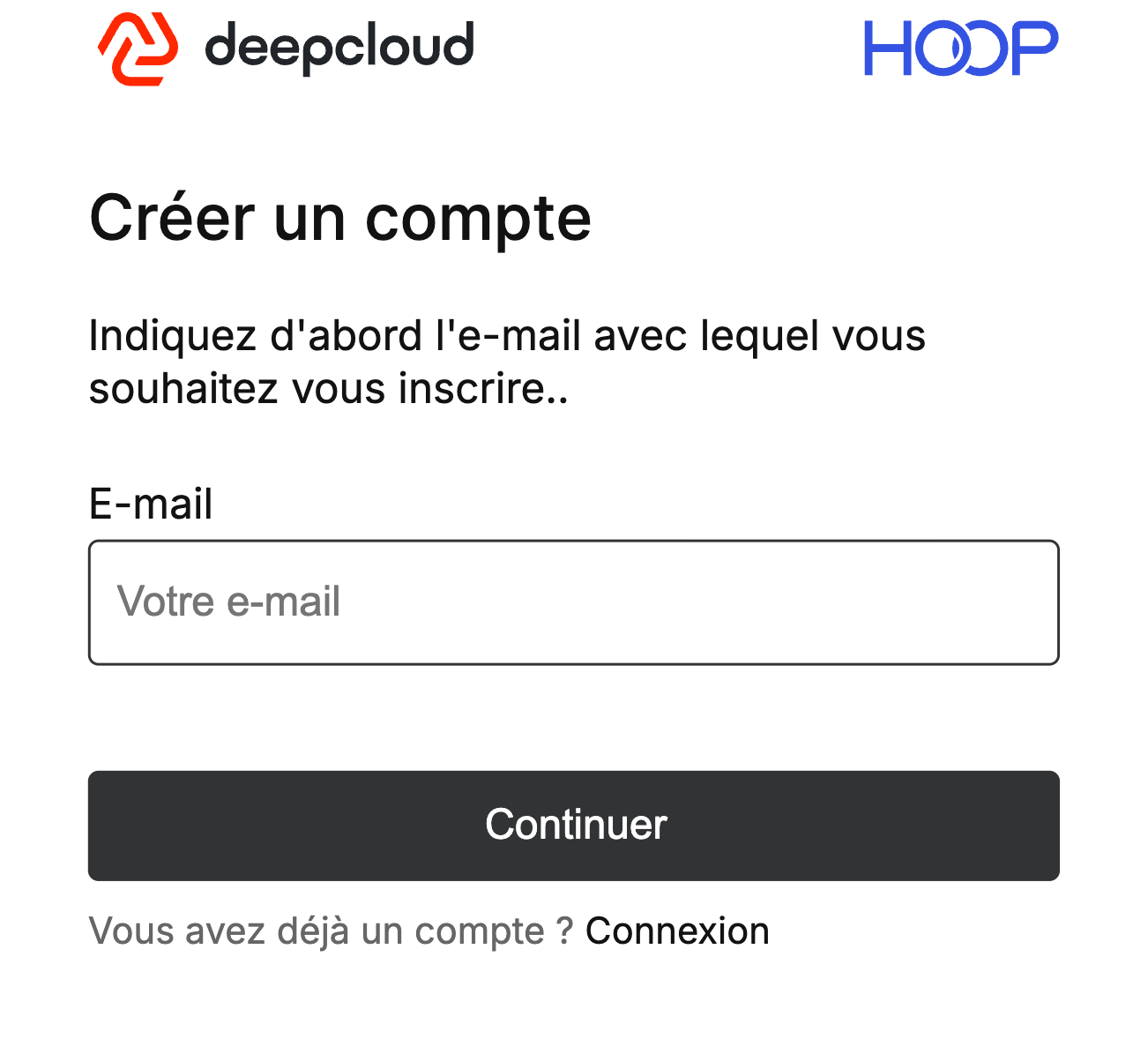 Create your Hoop account